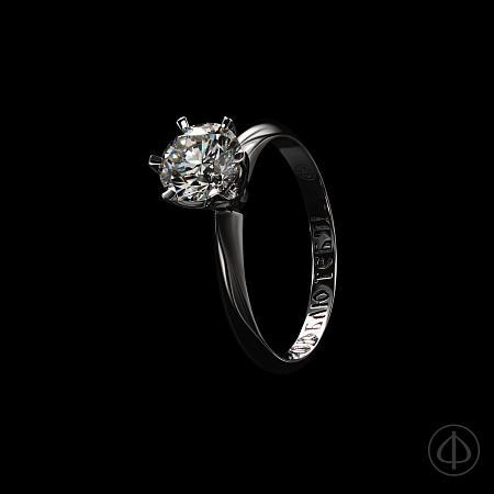 Кольцо из золота 585 с бриллиантом Арт.063