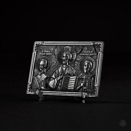 Настольная икона из серебра Арт.013