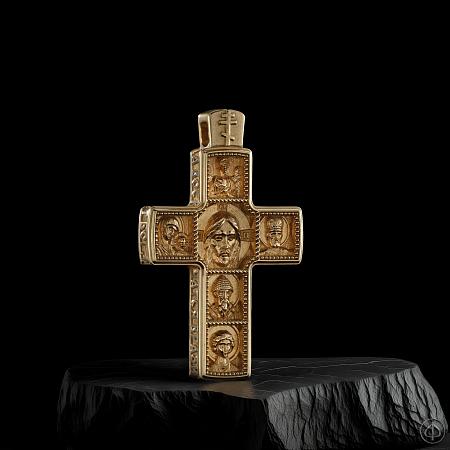 Крест из золота 585 "Спас" Арт.037