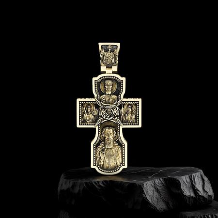 Крест из золота 750 Арт.018