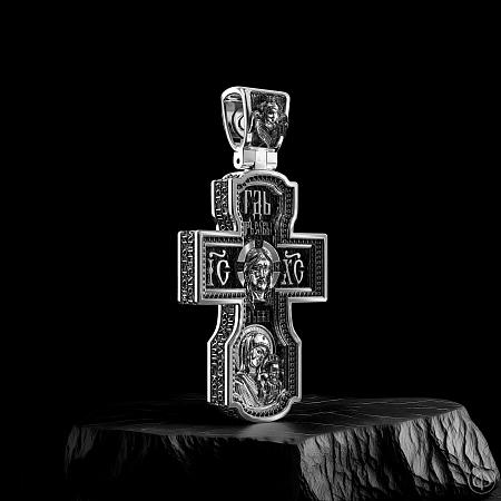 Крест из платины "Спас" Арт.019