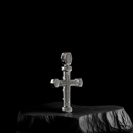 Крест из платины Арт.030