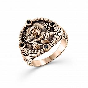 Кольцо из драгоценного металла с молитвой 019, Золото 585