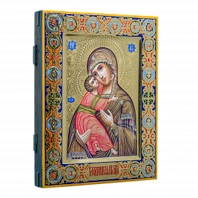 Икона ручной работы - икона Божией Матери «Владимирская»