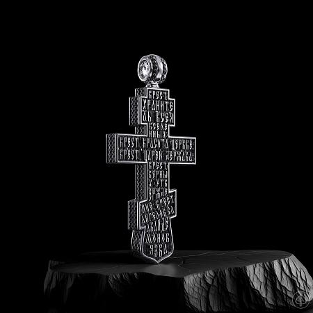 Крест из серебра и золота Арт.020