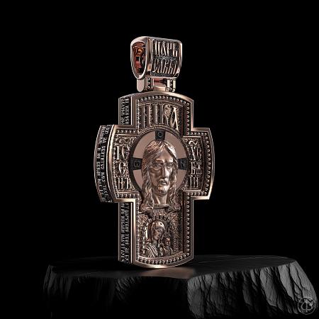 Крест из золота 585 "Спас" Арт.010