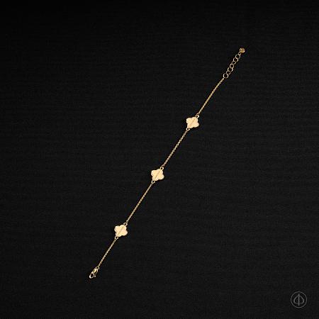 Браслет из золота 585 с эмалью и бриллиантами Арт.070