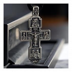 Крест из драгоценного металла с Распятием 039