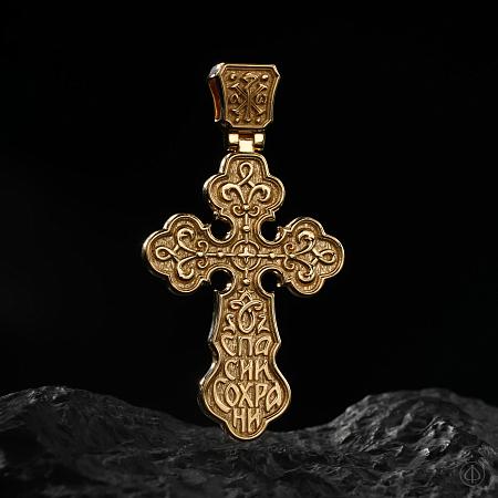 Крест из золота 750 и платины Арт.116