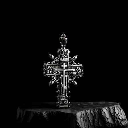 Крест из серебра Арт.026