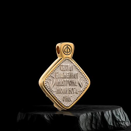 Подвес из желтого и белого золота 750 Арт.002/К3