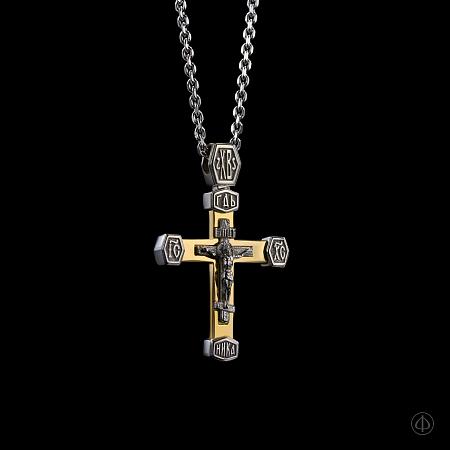 Крест из платины и золота 750 Арт.030 