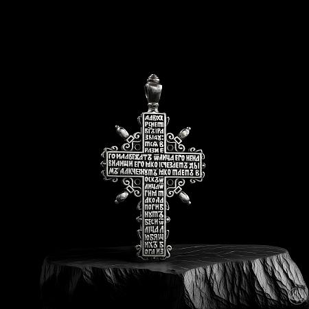 Крест из серебра Арт.026