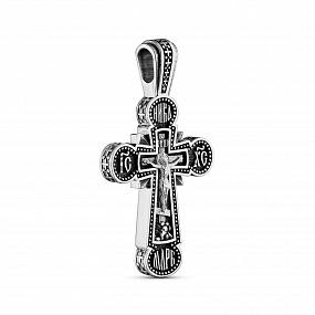 Крест из серебра с Распятием 025