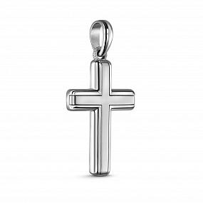 Крест из серебра без Распятия 056