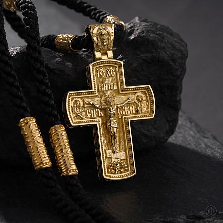 Крест из золота 585 пробы с Распятием 011