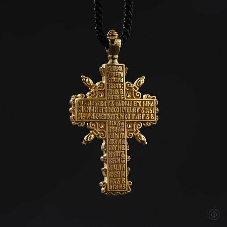 Крест из золота 750 пробы без Распятия 026