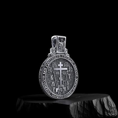 Подвеска из серебра с иконой Арт.091