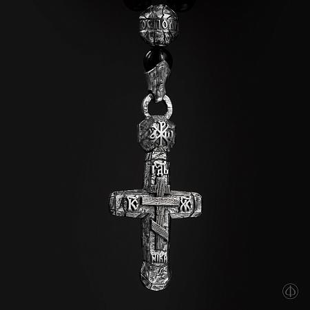 Четки из серебра и агата Арт.005