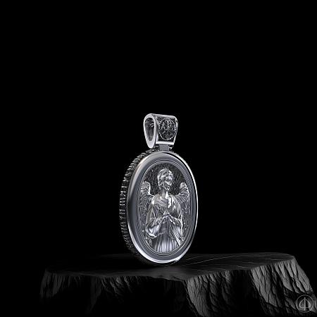 Подвеска из серебра с финифтью Арт.018