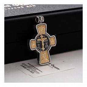 Крест из драгоценного металла с Распятием 023