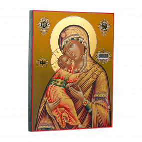 Икона ручной работы - Владимирская икона Божией Матери
