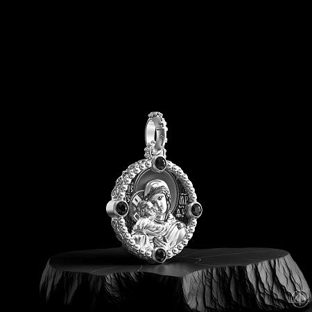 Подвеска из платины с бриллиантами Арт.019