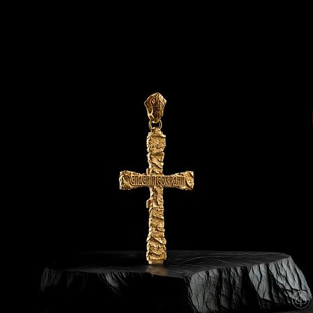 Крест из золота 750 с бриллиантами Арт.119