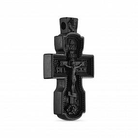 Крест из чёрного дерева (эбена) с Распятием 018
