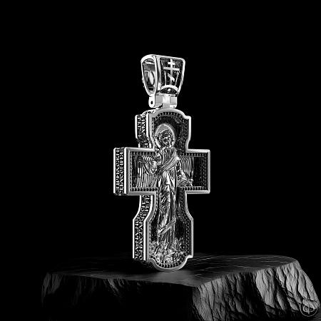 Крест из платины "Спас" Арт.019