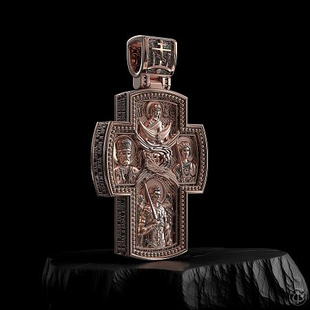 Крест из золота 585 "Спас" Арт.010