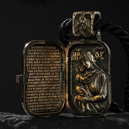 Подвеска из золота 750 с чернением Арт.038