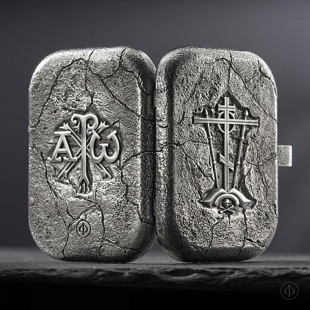 Складень из платины Арт.015