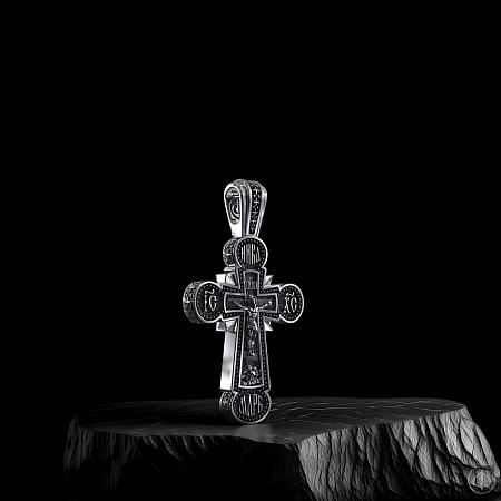 Крест из платины Арт.025