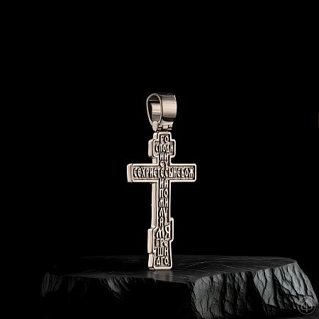 Крест из платины Арт.114