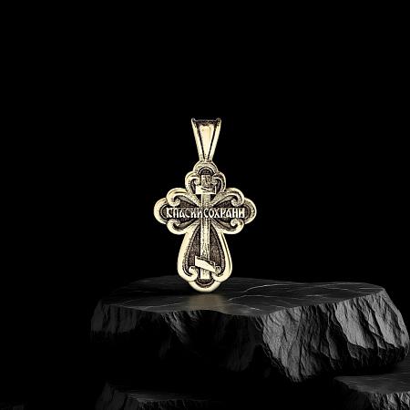 Крест из золота 750 Арт.033