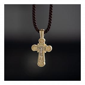 Крест женский из драгоценного металла 025
