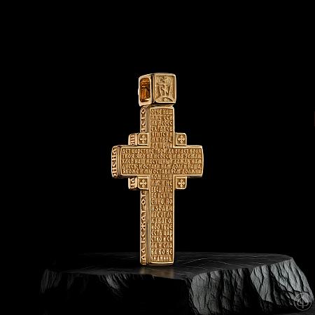 Крест из золота 750 и платины Арт.085