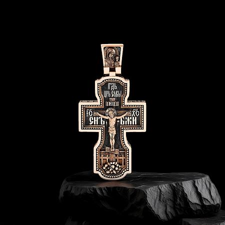 Крест из золота 585 Арт.018