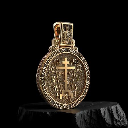 Подвеска из золота 750 с иконой Арт.090