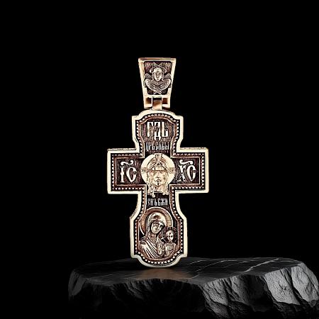 Крест из золота 585 "Спас" Арт.019