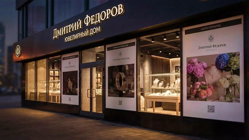 Новый бутик Ювелирного дома «Дмитрий Федоров» на Новом Арбате